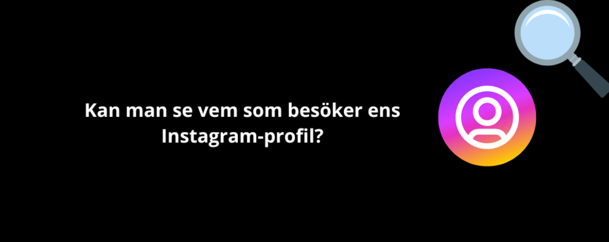 vem besökte min instagram profil
